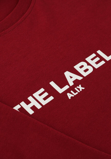 Bordeaux ALIX THE LABEL T-shirt LADIES KNITTED BASIC THE LABEL T-SHIRT - large