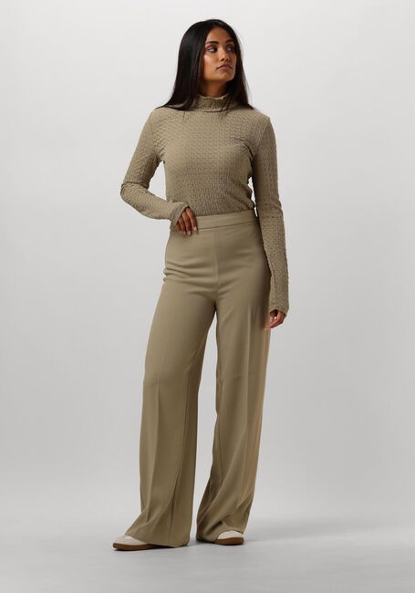 Groene DANTE6 Trui ZANE STRUCTURED LAYERING TOP - large