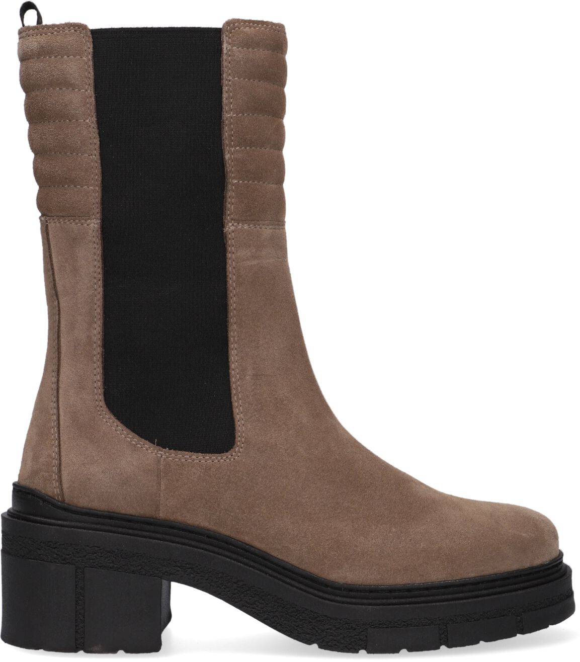 Unisa Chelsea Boots Dames Jina, Maat: 37, Materiaal: Suède, Kleur: Taupe