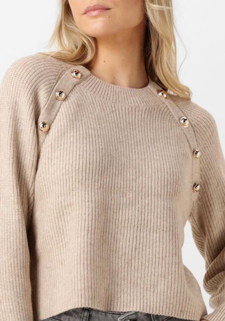 Beige CO'COUTURE Trui THE ROW OFFICER RIB KNIT - large