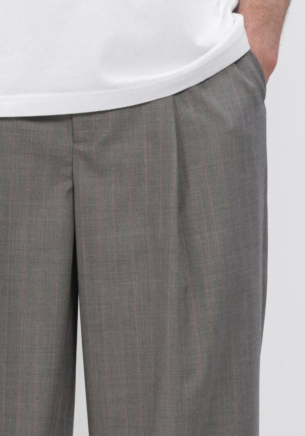 Grijze NEW AMSTERDAM SURF ASSOCIATION Chino WOOL AFTER TROUSERS - large
