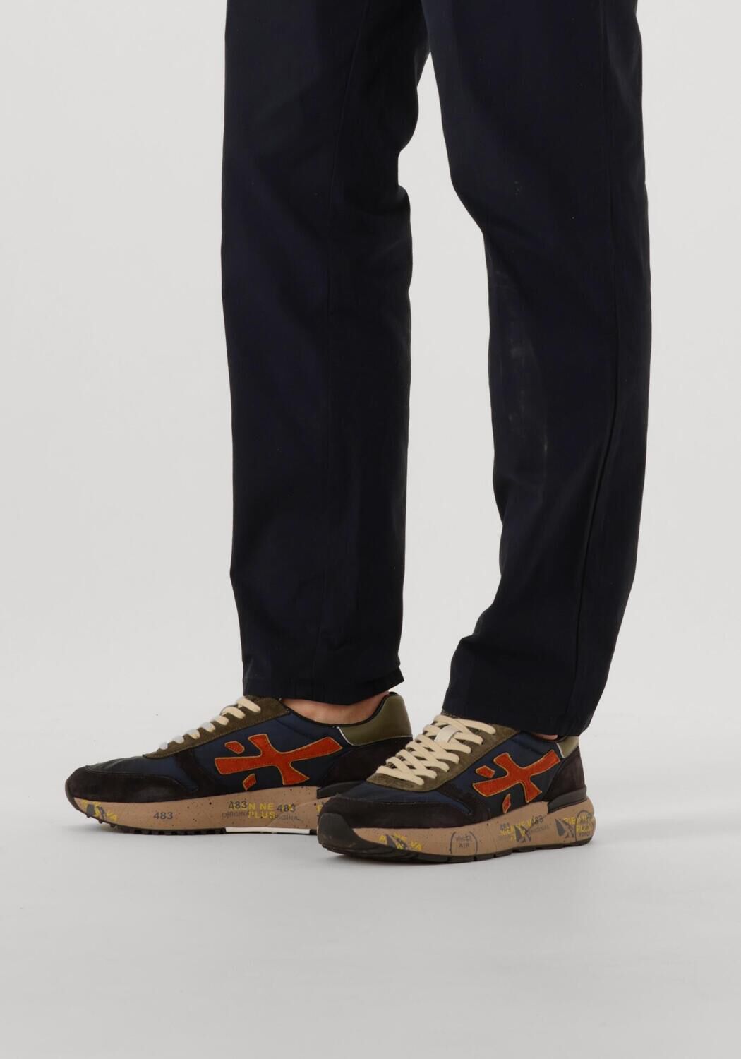 Blauwe PREMIATA Lage sneakers MICK - large