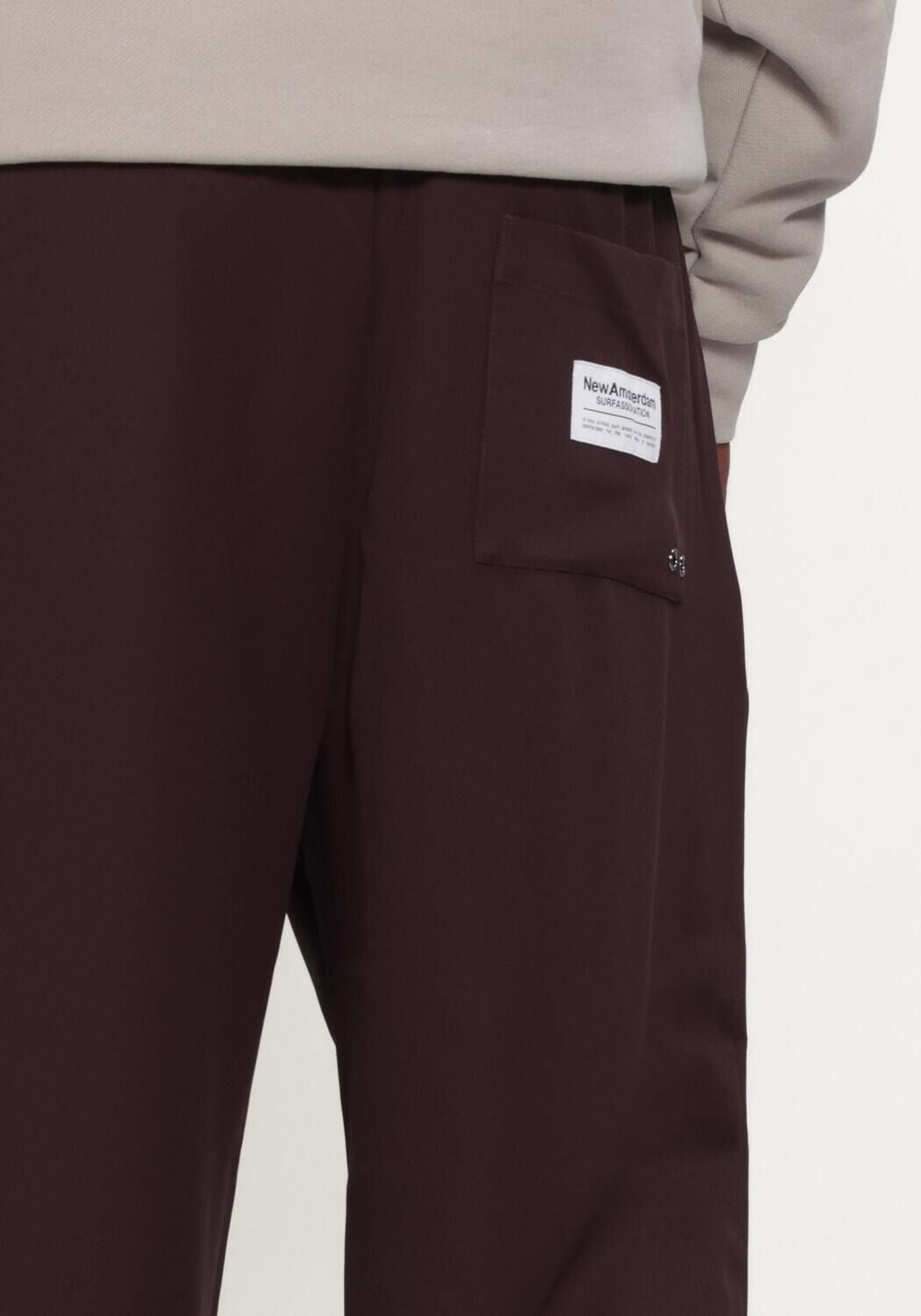 Bordeaux NEW AMSTERDAM SURF ASSOCIATION Wijde broek WORK TROUSERS - large