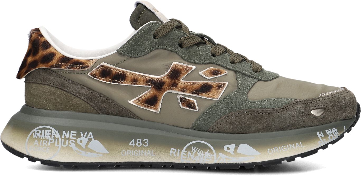 Premiata Lage Sneakers Dames Lauryn, Maat: 39, Materiaal: Suède, Kleur: Groen afbeelding
