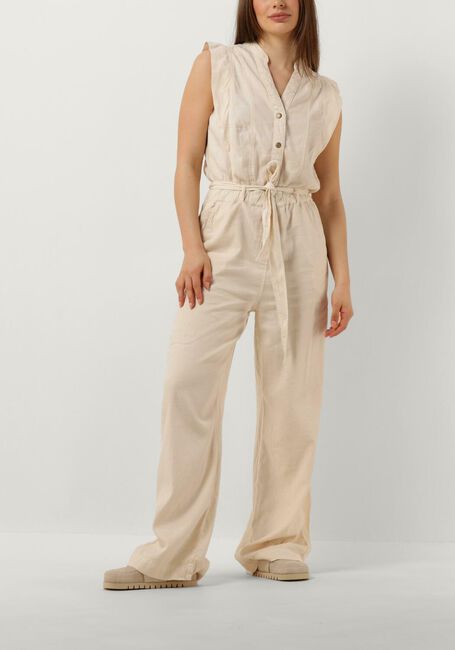 Gebroken wit SUMMUM Jumpsuit JUMPSUIT COTTON LINEN STRETCH - large