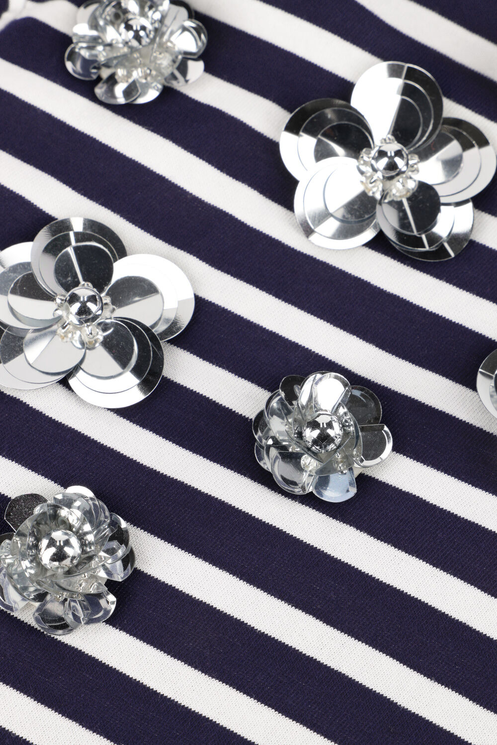 Donkerblauwe DANTE6 T-shirt TITAN EMBELLISHED POLO SHIRT - large