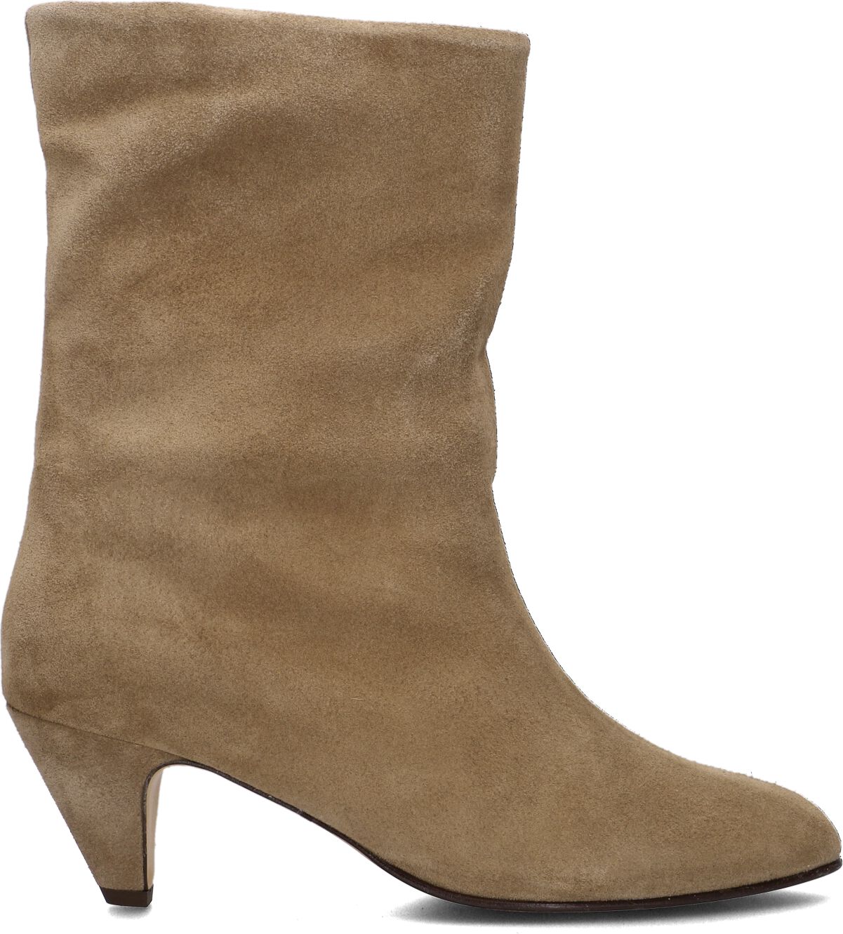 Anonymous Copenhagen Enkellaarsjes
Dames Vully 50 Stiletto, Maat: 39, Materiaal: Suède, Kleur: Beige