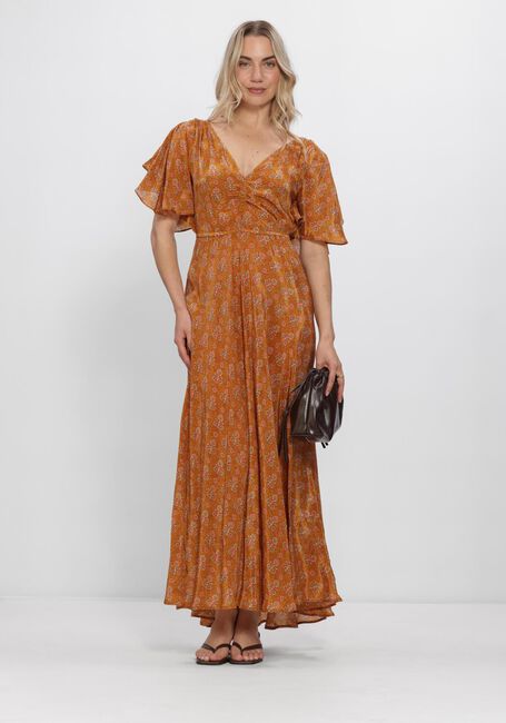 Oranje MES DEMOISELLES Maxi jurk REBECCA - large