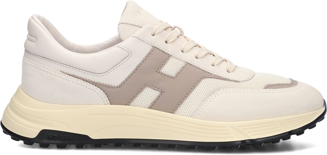 Hogan Lage Sneakers Heren Hyperlight Allac Nuova, Maat: 48/48,5, Materiaal: Leer, Kleur: Wit