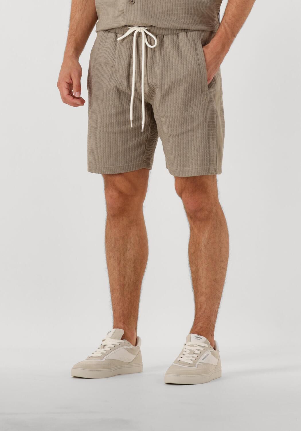 Drykorn Korte Broek Heren Brikko 522160, Maat: L, Kleur: Beige