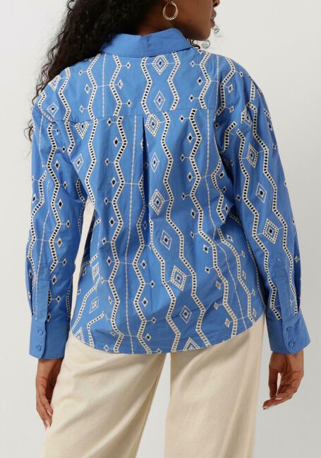 Lichtblauwe SUNCOO Blouses LYDIA - large