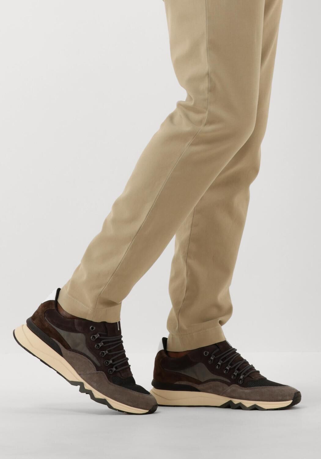 Grijze FLORIS VAN BOMMEL Lage sneakers SFM-10135 DE ZAGER - large