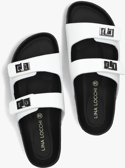 Witte LINA LOCCHI Slippers LED 2 BAND SLIPPER Witte LINA LOCCHI Slippers LED 2 BAND SLIPPER - large