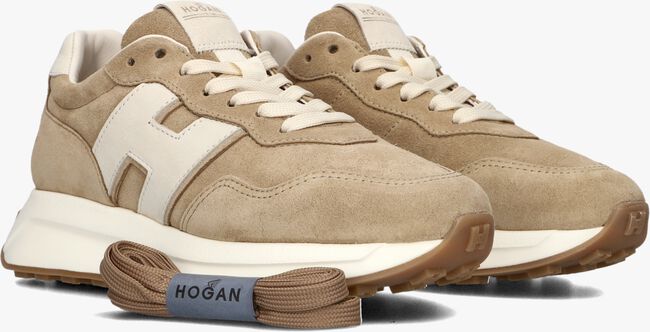 Beige HOGAN Lage sneakers H641 ALLACCIATO H PATCH Beige HOGAN Lage sneakers H641 ALLACCIATO H PATCH - large