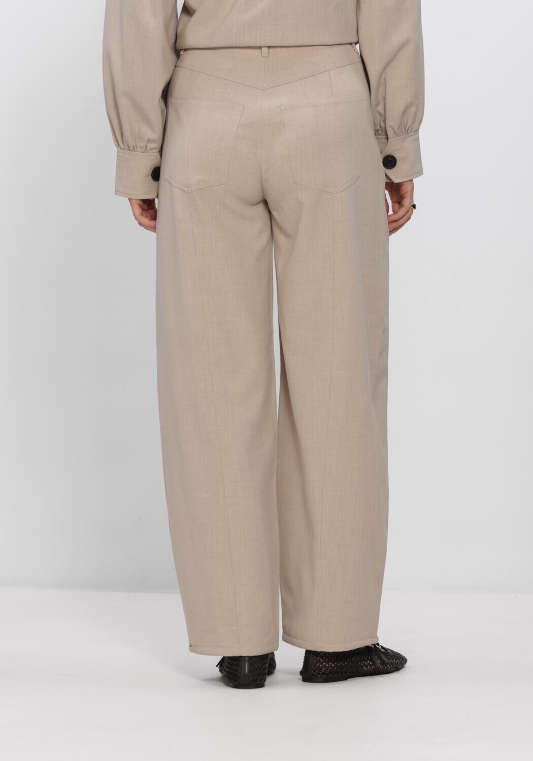 Beige SECOND FEMALE Broeken ZOIE CARGO TROUSERS - large