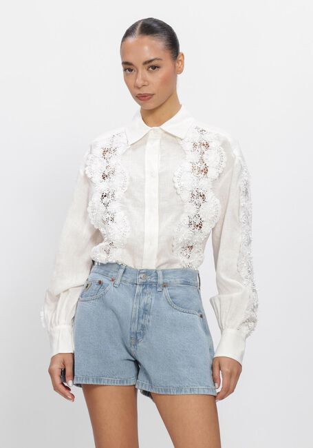 Witte DANTE6 Tops & T-shirts AMANDYNE LACE DETAIL SHIRT - large