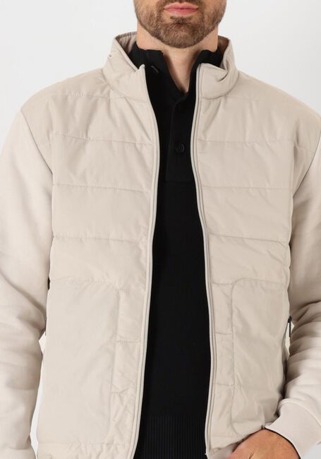 Beige GENTILUOMO Gewatteerde jas CARDIGAN ZIP - large