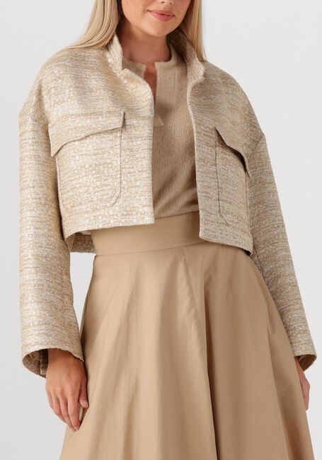 Gouden DOROTHEE SCHUMACHER Jack SHINY COOLNESS JACKET - large
