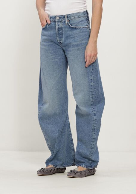 Blauwe AGOLDE Barrel jeans SPIRAL JEAN - large