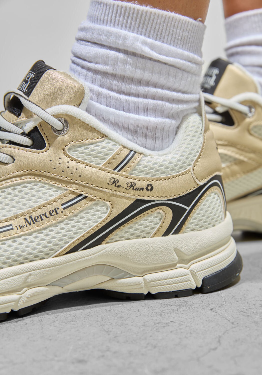 Witte MERCER AMSTERDAM Lage sneakers THE RE-RUN SPEED - large