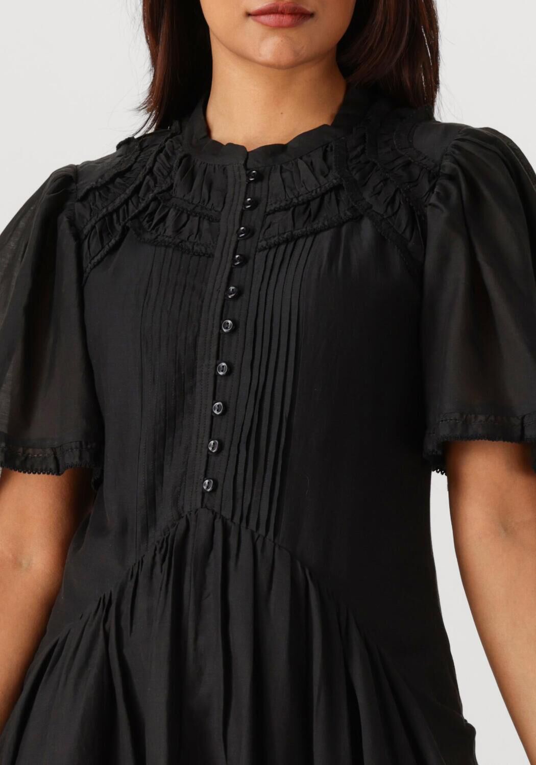 Zwarte MARANT ETOILE Midi jurk CELYANA-GA 25ARO082FA - large