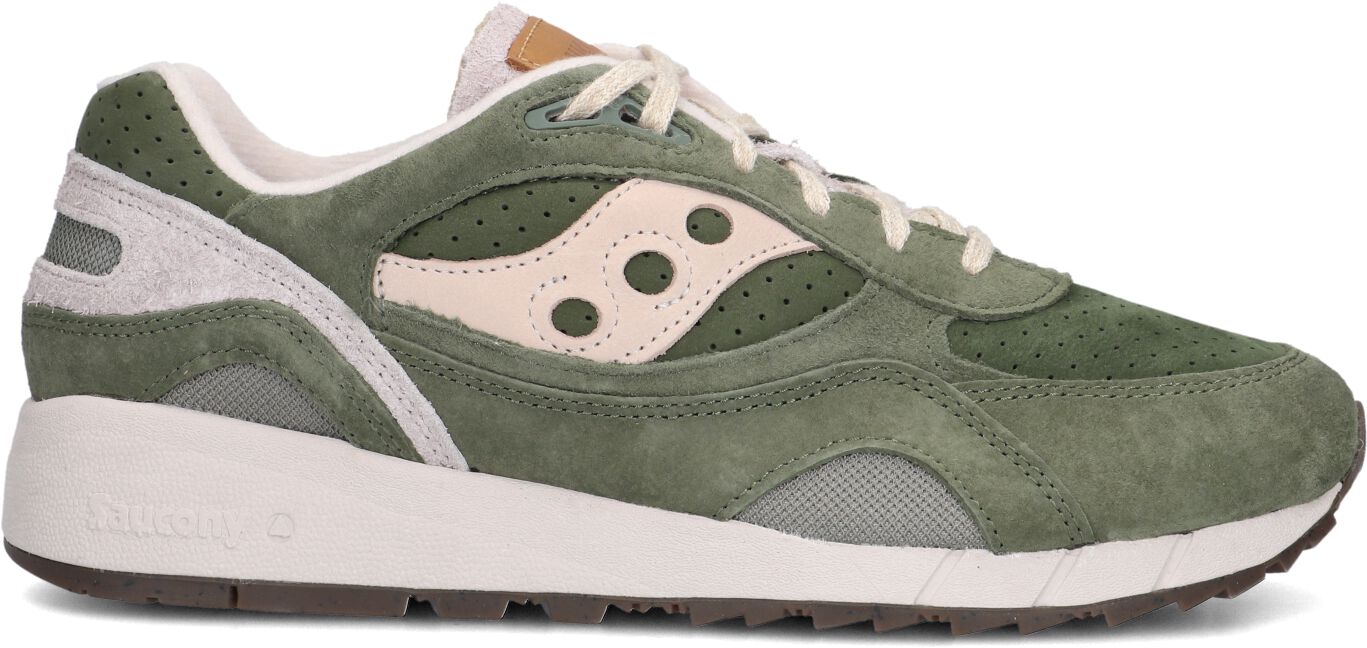 Saucony Lage Sneakers Heren Shadow 6000 M, Maat: 48, Materiaal: Suède, Kleur: Groen