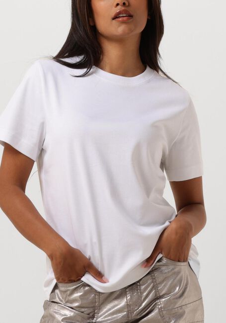 Witte SUMMUM T-shirt SHORT SLEEVE TOP CLASSIC COTTON TEE - large