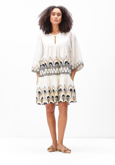 Gebroken wit GREEK ARCHAIC KORI Mini jurk S26K-4033165 - large