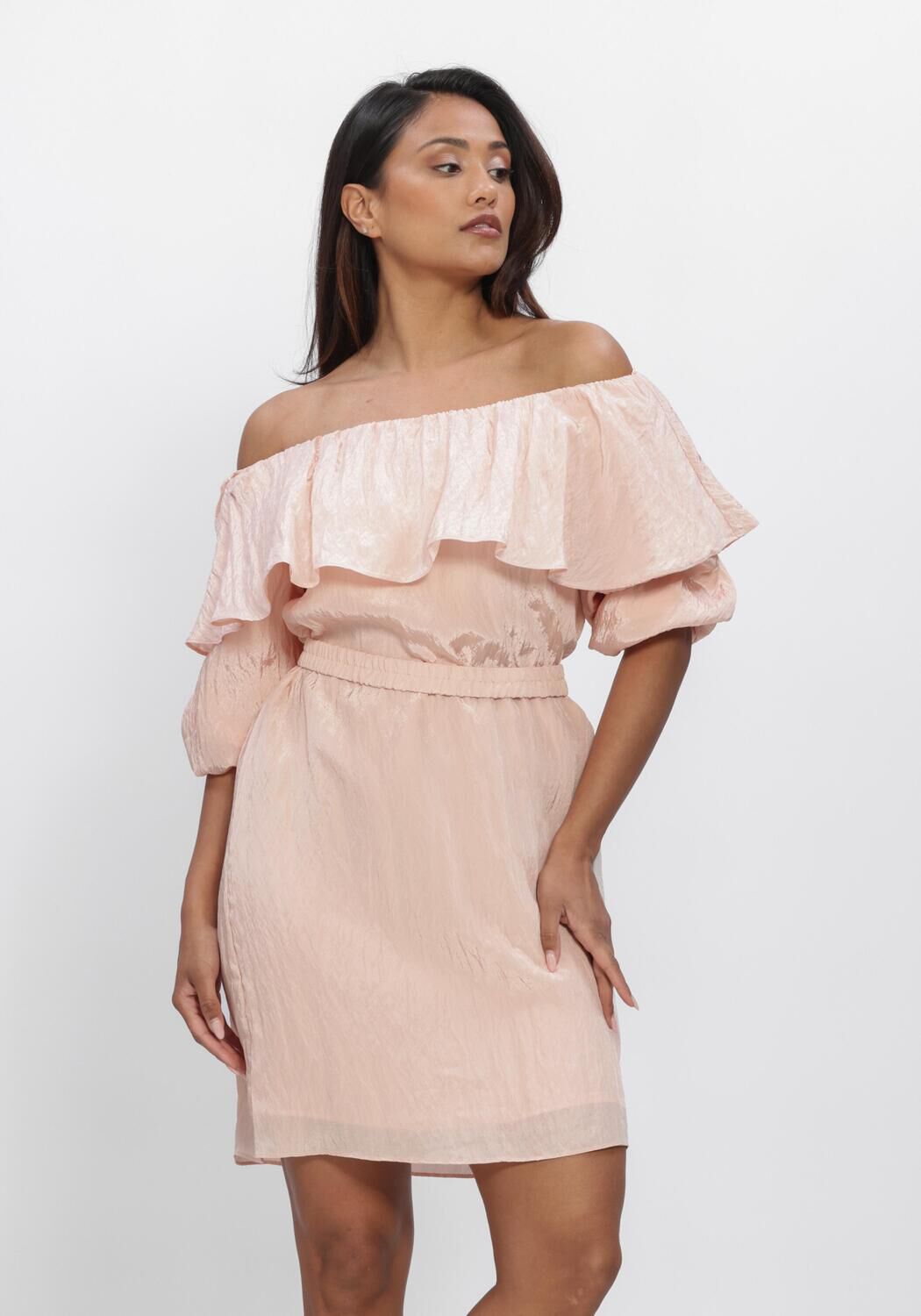 Roze DANTE6 Mini jurk KYO VOLANT MINI DRESS - large