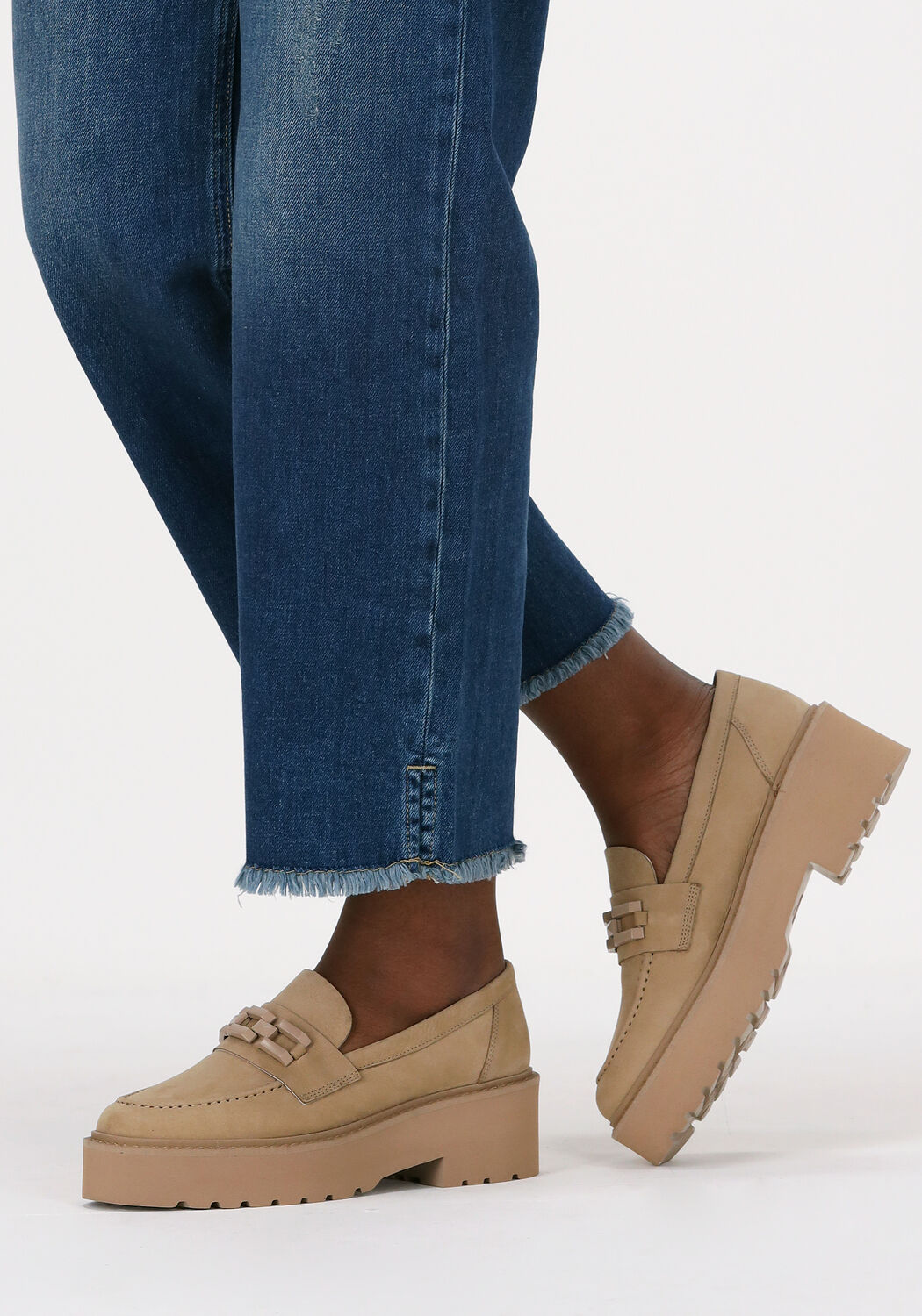 Taupe VIA VAI Loafers LOIS BRAKE - large