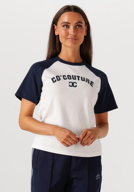 Ecru CO'COUTURE T-shirt EDGECC BLOCK TEE - large