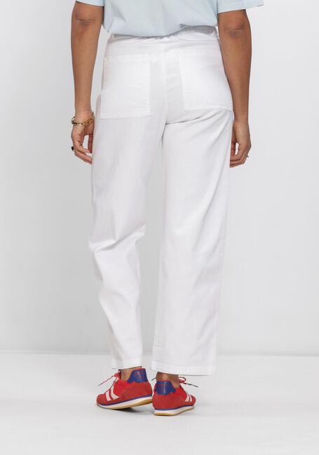 Witte PENN & INK Wijde broek TROUSERS - large