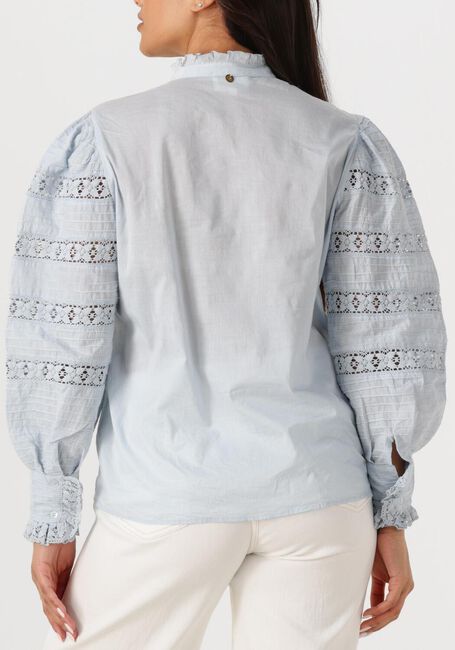 Lichtblauwe ANTIK BATIK Blouses LENA BLOUSE - large