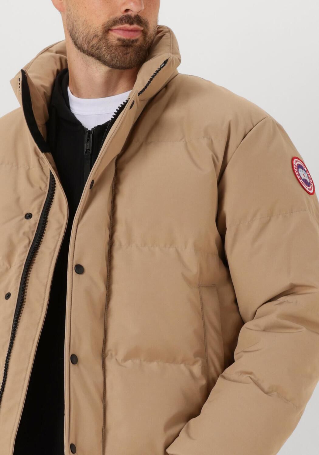 Zand CANADA GOOSE Gewatteerde jas BAYVIEW PARKA - large