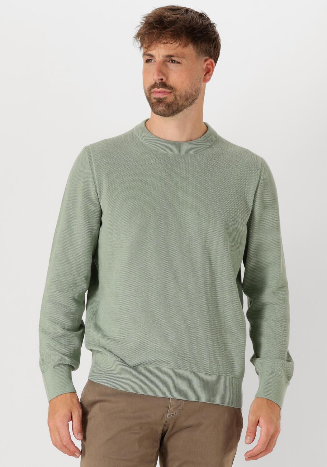 Boss Black Trui Heren Ecaio-p, Maat: 3XL, Kleur: Groen