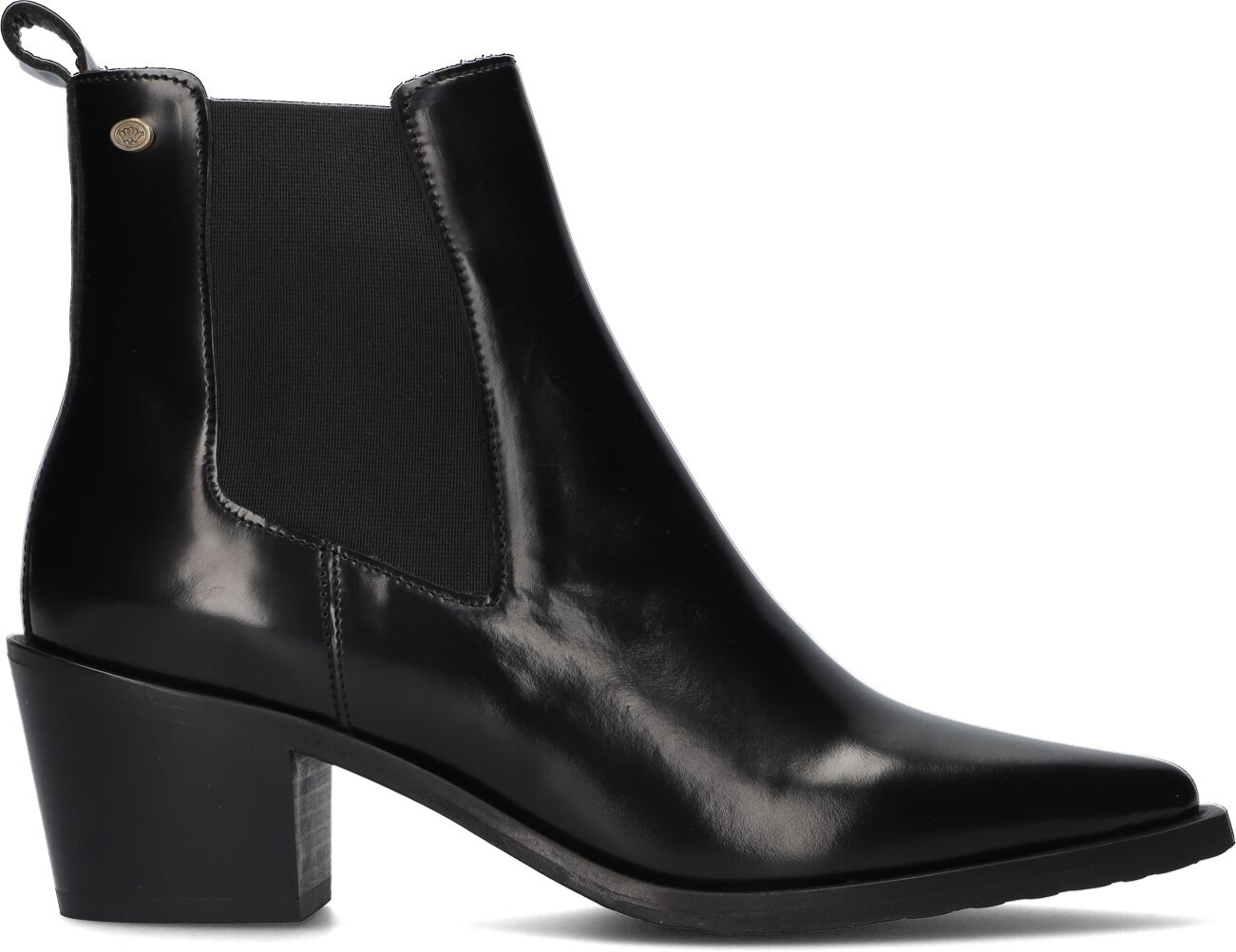 Fred de la Bretoniere Chelsea Boots Dames Jolie Chelsea, Maat: 40, Materiaal: Leer, Kleur: Zwart