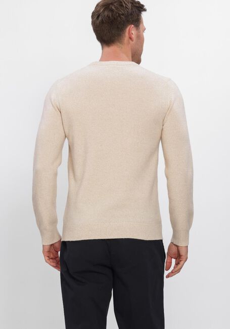 Beige PROFUOMO Trui PULLOVER CREW NECK 80/20 - large
