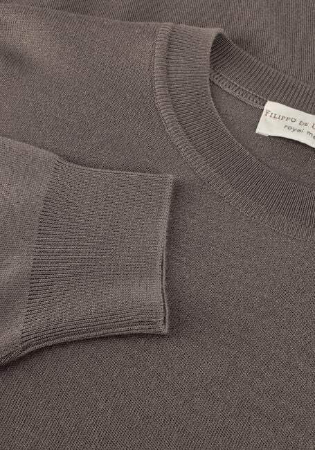 Taupe FILIPPO DE LAURENTIIS Trui G COLLO ML P TO FELPA - large