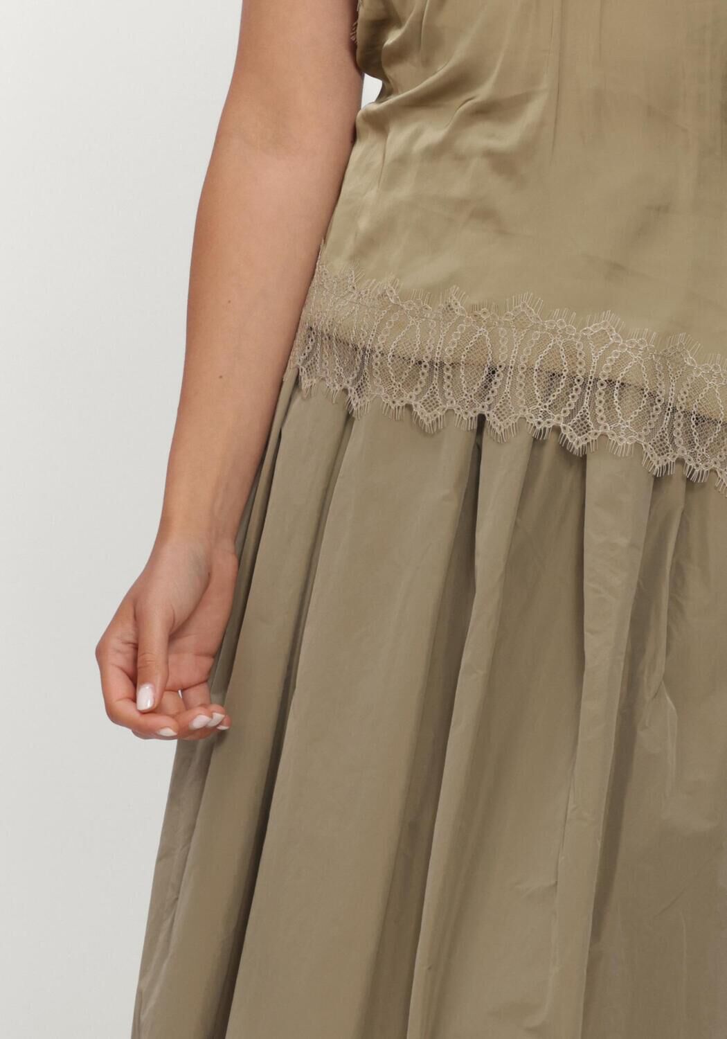 Khaki LUISA CERANO Midirok TAFT-ROCK - large