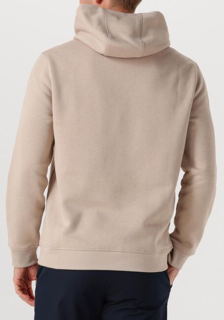 Beige GENTI Trui BASIC LOGO HOODIE - large