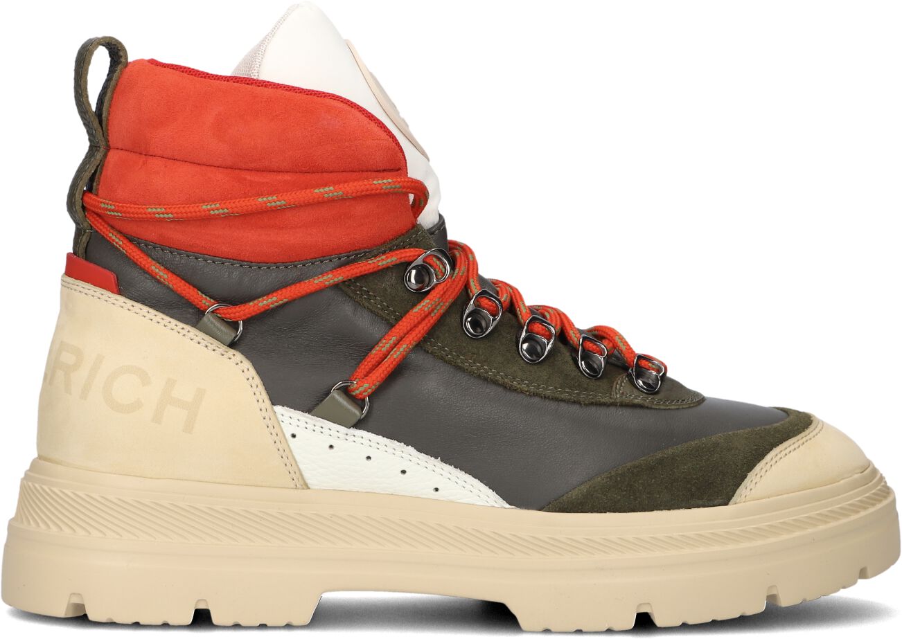 Woolrich Veterboots Dames Retro Hiking Boot Gum, Maat: 37, Materiaal: Leer, Kleur: Bruin