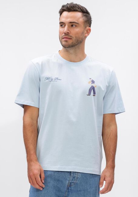 Lichtblauwe FILLING PIECES T-shirt T-SHIRT BAKERY - large