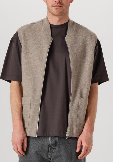 Khaki NN.07 Bodywarmer BOILED VEST 6398 - large