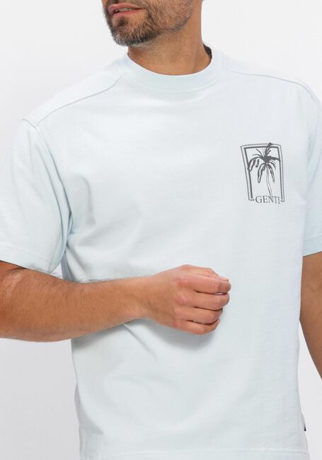 Lichtblauwe GENTI T-shirt T-SHIRT SS 1226 - large