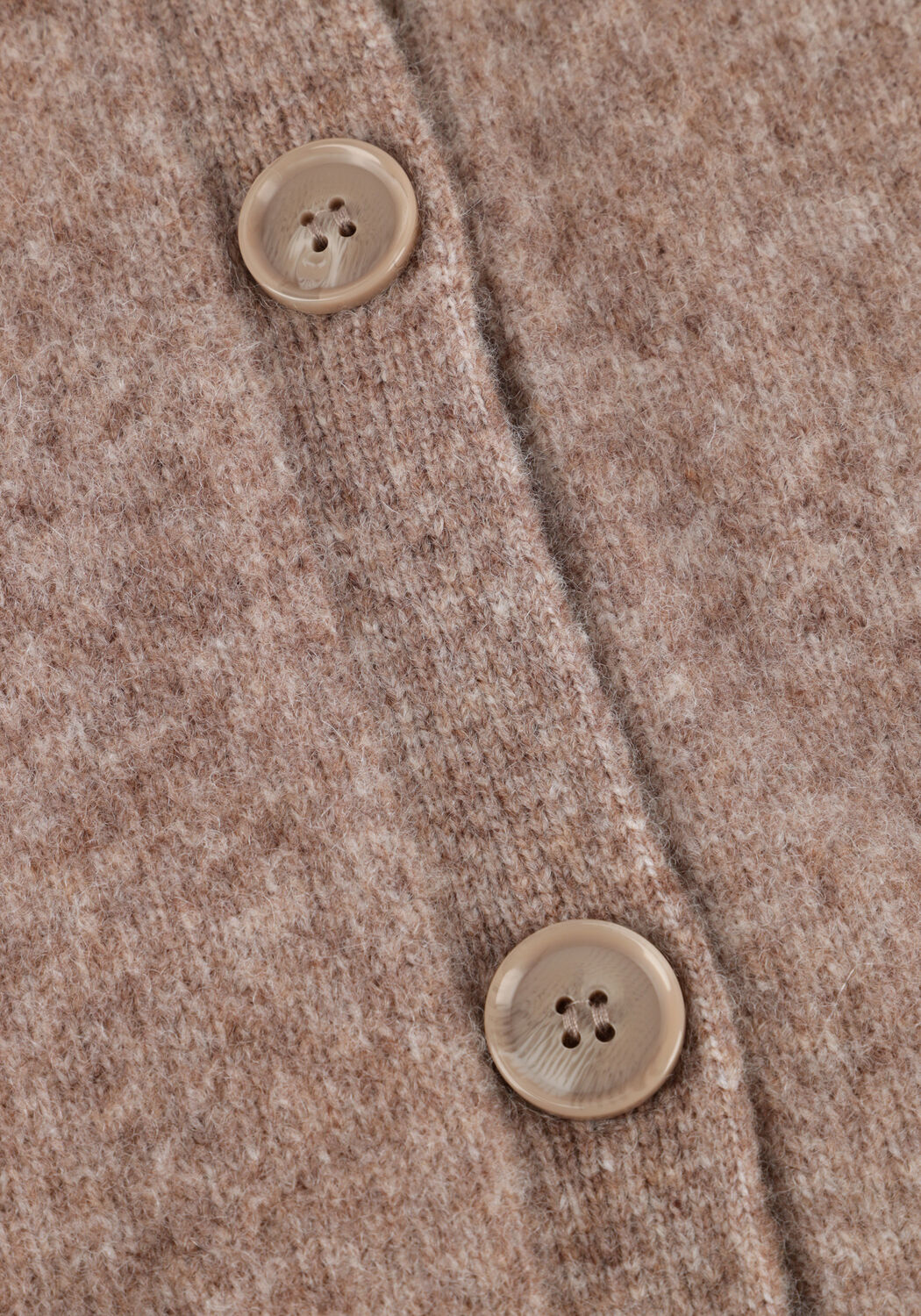 Bruine SECOND FEMALE Vest BANJA KNIT RAGLAN CARDIGAN - large