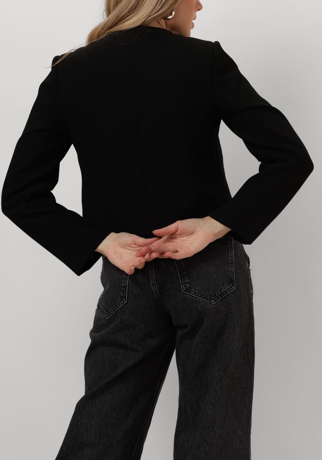 Zwarte CO'COUTURE Jack VOLA CROP COCKTAIL JACKET - large