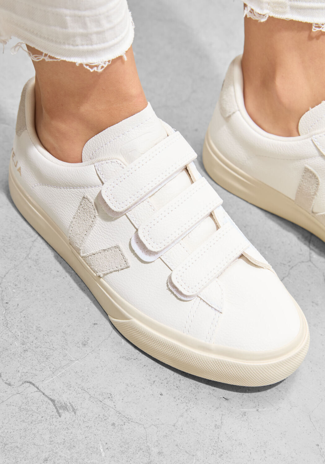 Witte VEJA Lage sneakers RECIFE LOGO - large