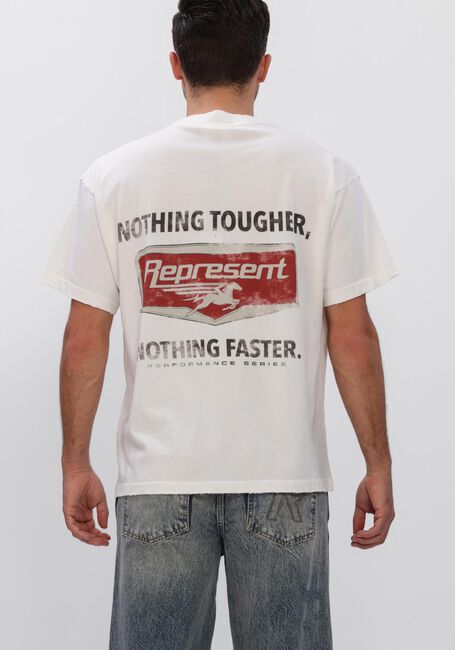 Witte REPRESENT T-shirt NOTHING FASTER T-SHIRT - large