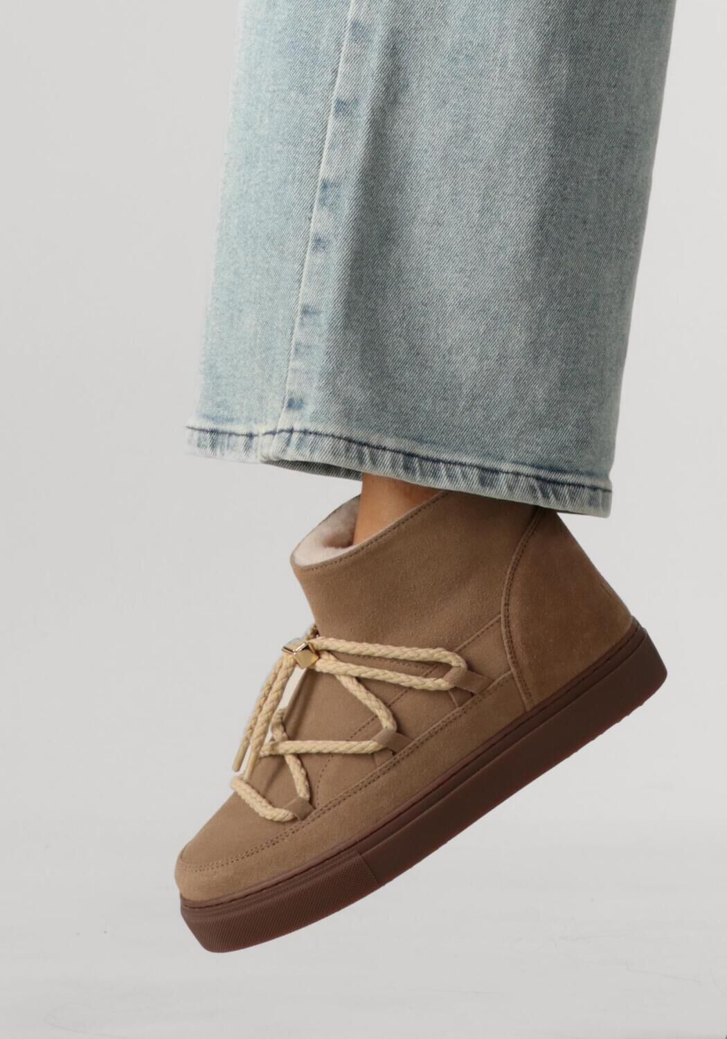Beige INUIKII Vachtlaarzen CLASSIC LOW - large
