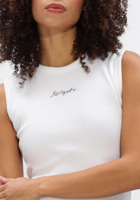 Witte AXEL ARIGATO Truien/vesten SCOOP RIBBED TANK - large